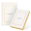 2-Pack Ruled Notebook with golden edge, Hardcover Notebook with 120Gsm