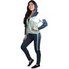 ToBeInStyle Women's Velour Tracksuit Zip-Up Hooded Jacket and Matching Pants,