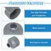 sourcing map 3 Pcs UPVC Reducer Pipe Fitting, 63x25mm PVC