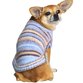 Blueberry Pet Dog Sweater - Award Winning Christmas Sweater for Small Dogs, Soft Knit, Warm & Stylish, Perfect Dog Christmas Sweater for Pet Lovers, 14” Back, 18”-22” Chest, Cozy & Machine Washable
