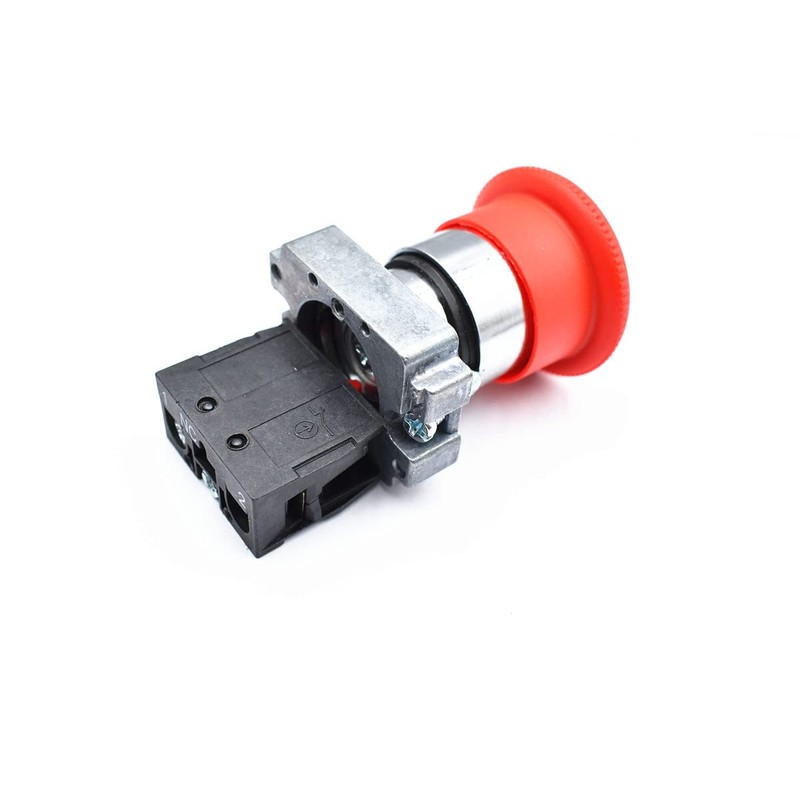 22mm NC Red Mushroom Emergency Stop Push Button Switch 600V