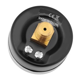 40 Mm Dia 0-60psi 0-4bar Manómetro Agujas Rotativas Escala Dual Neumático Hidráulico Medidor de Presión Multiusos Manómetro Gas Agua Aceite Presión Probador Piezómetro 1/8 Pulgadas BSPT Latón Interno