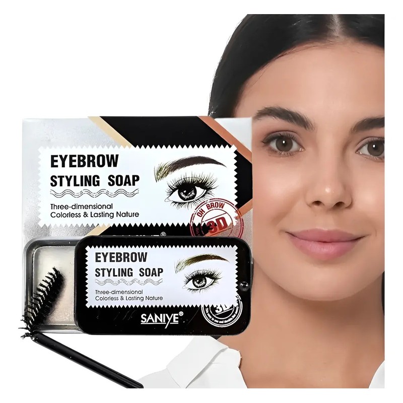 Cera Para Cejas Jabon Fijador Traslucido Color Transparente