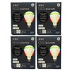 GE (case of 4) Lighting Full Color Smart Bulb, LED