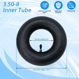 ASelected 2 PCS Inner Tube 3.50-8,Wheelbarrow 3.50-8,8 Inch Wheel Barrow,Straight Valve Tyre,Trolley Spare Wheel,Replacement Inner Tubes for Wheelbarrow Wheel, Cart Wheel, Hand Truck Wheel