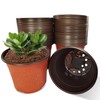 100 Packs 8" Plant Nursery Pots Plastic Seedling Starter pot