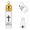 ULTECHNOVO Holy Water Bottle with Cross Design for Baptism for