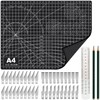 FANFX 44PCS A4 Cutting Mat Kit, Double-Sided A4 Mat for