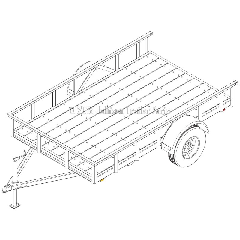 Johnson Trailer Parts 6′ x 10′ Utility Trailer Plans –