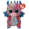 TY Flint Dragon Beanie Boo Regular - Squishy Beanie Baby