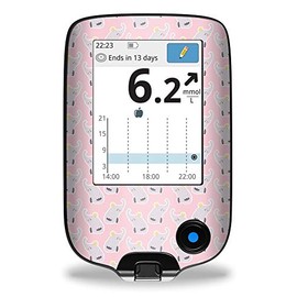 Pink Elephants - Sticker Skin for Freestyle Libre Reader