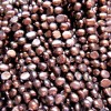Unbranded 2 strands 4-5mm Dark brown freshwater pearls flat sided