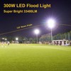 YANYCN 300W LED Flood Light Outdoor,2000W Equivalent 5000K Daylight White