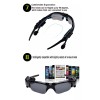 Unbranded Wireless Bluetooth Glasses Music Headset Audio Supporting Calls Smart