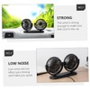 ULTECHNOVO 1Pc Portable Car Fan Dual Head Electric Cooling Fan