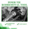 RGOAANC Inner Tie Rod Removal Tool, 3/8'' Universal Low Profile