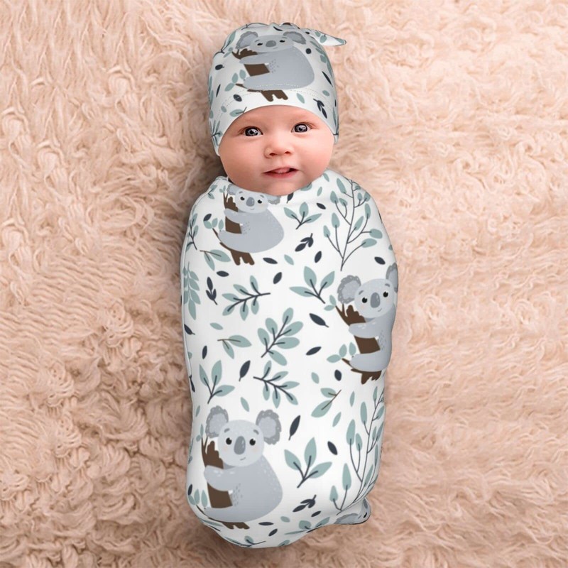 Jarverce Swaddle Blanket for Baby, Soft Sleeping Bag, Swaddling Sack