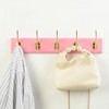JYL HOME Wall Mount Bamboo Coat Rack, 17 Inch 5