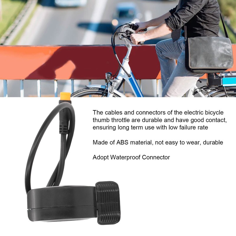 Electric Bike Thumb Throttle Accelerator 130X Finger Throttle with Waterproof