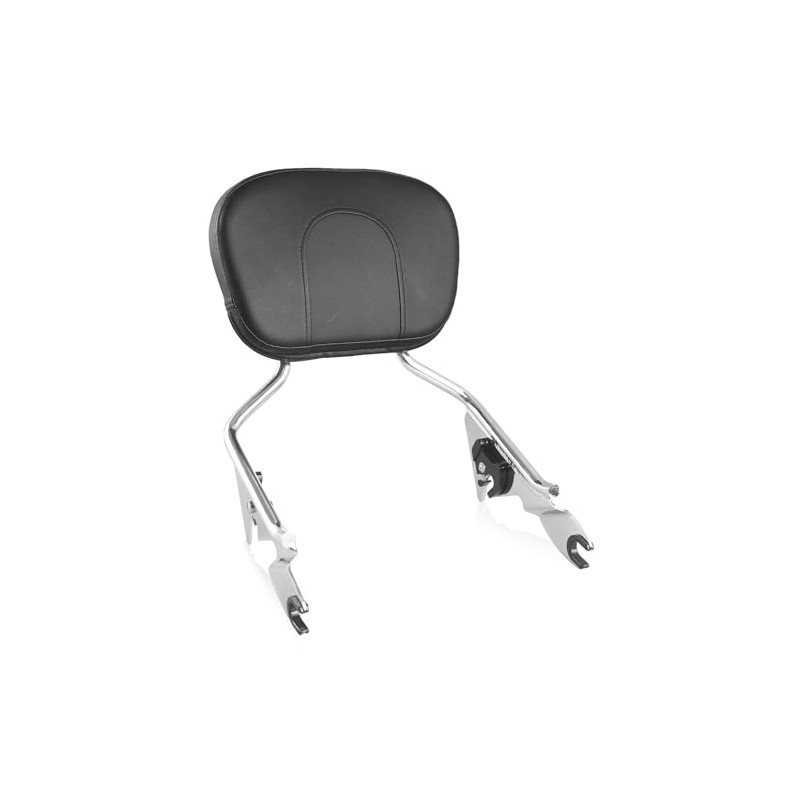 NOVALLA Detachable Passenger Backrest Sissy Bar with 4 Point Docking