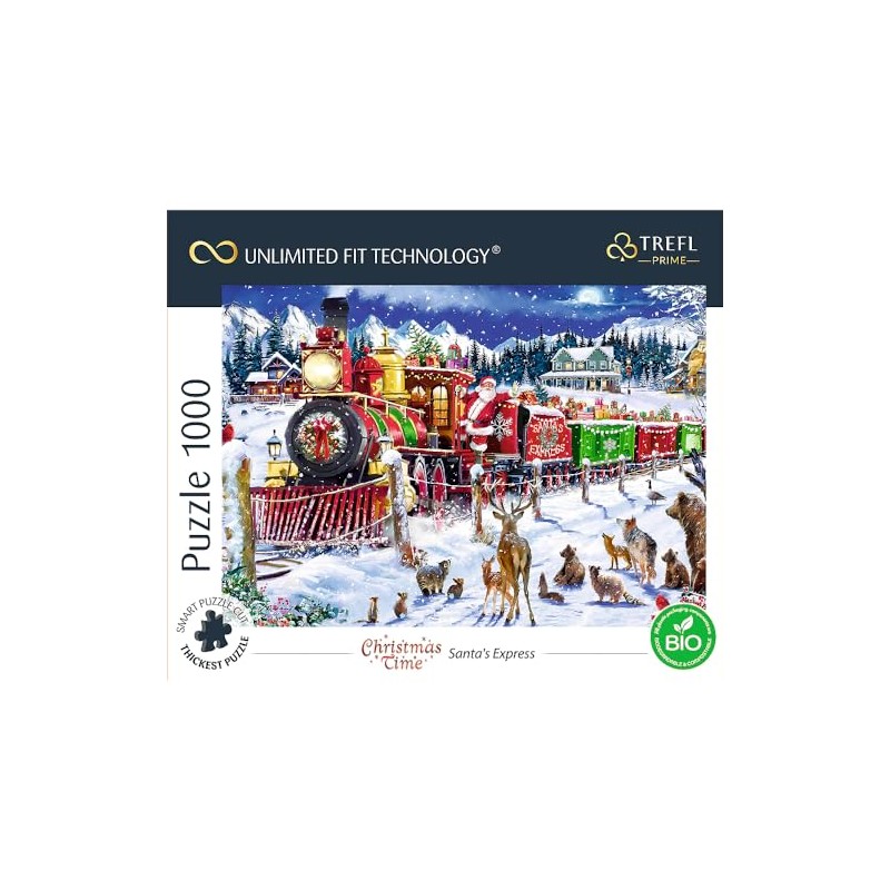 Trefl Prime 1000 Piece Puzzle - Santa's Express