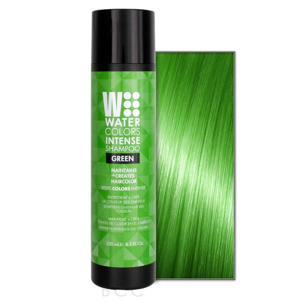 Tressa Watercolors Intense Shampoo to Freshen Color Green 8.5 oz