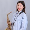 Saxophone Neck Strap Adjustable Soft Padded Leather Premium Saxophone Strap