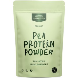 Everyday Superfood Everyday Superfood Organic Pea Protein Powder 900g, 84% Pea Protein, Unflavoured, Pre-Workout & Post-Workout, Vegan & Kosher