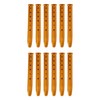 12Pcs Snow and Sand Tent Stakes Pegs Aluminum Alloy U-Shaped