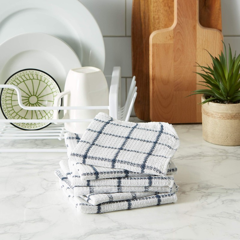 DII 100% Cotton, Machine washable, Basic Everyday Kitchen Towels Scrubber