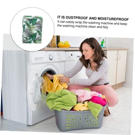 HONMEET Washing Machine Cover Protective Sleeve with Upgraded Coating Dust and Uv Resistant for Front Load Drum Washers Stylish Tropical Design