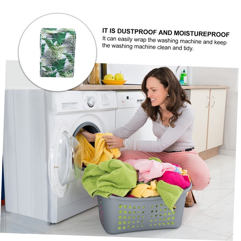 HONMEET Washing Machine Cover Protective Sleeve with Upgraded Coating Dust