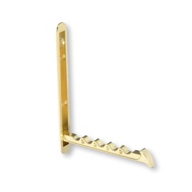 Retractable Recessed Groove Metal Hook in Brushed Brass, Brushed Nickel, Chrome or Matte Black (Brushed Brass)