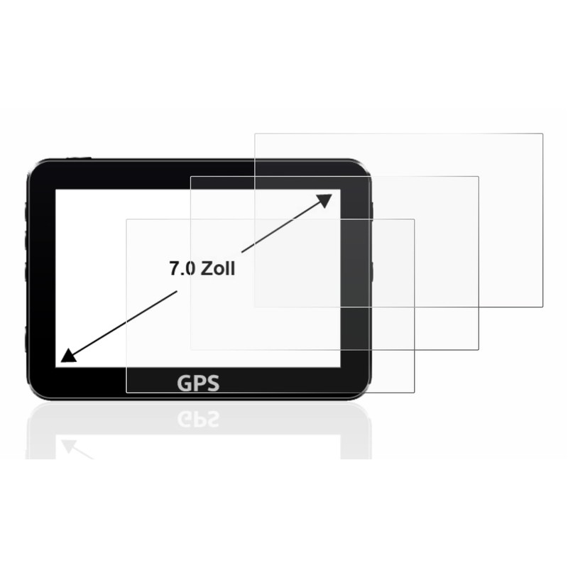 6x Savvies screen protectors for GPS PDAs with 17.8 cm