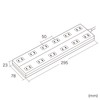 Sanwa Supply TAP-2312-5W Power Tap, 12 Outlets, 2P, 16.4 ft