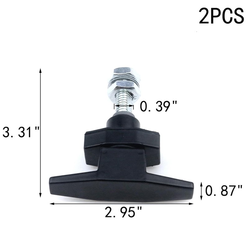 MY MIRONEY Cam Lock 2-Pack Thumb Operated Offset Cam Lock
