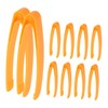 WOONEKY 10pcs Boy Girl Plastic Tweezers Fine Motor Skill Development