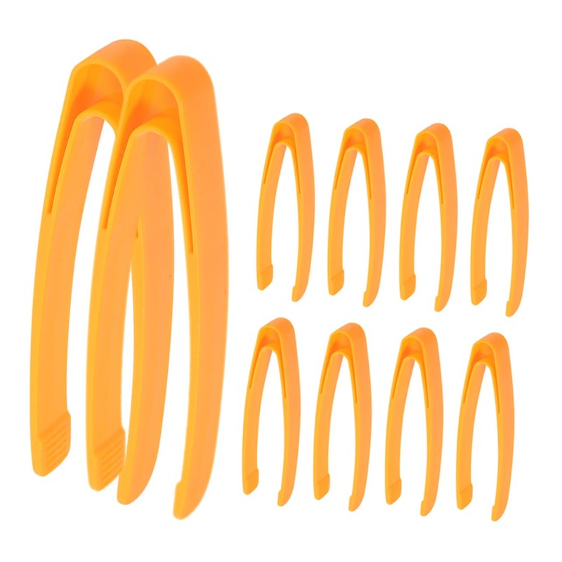 WOONEKY 10pcs Boy Girl Plastic Tweezers Fine Motor Skill Development