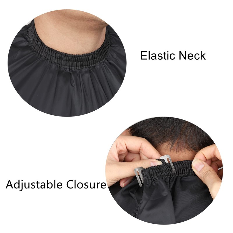 YELEGAI Barber Cape and Neck Duster Brush,Waterproof Polyester Salon Hair