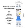 DIHOOL Type a RCBO ELCB RCD 18mm width Circuit Breaker(30mA