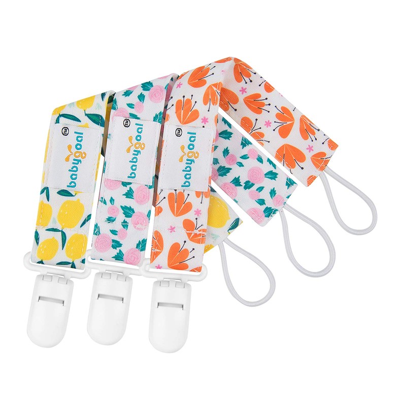 BabyGoal - Juego de 3 pinzas de plástico para chupete