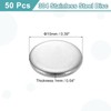 uxcell 50Pcs Stainless Steel Disc, 3/8"(10mm) Dia 0.04"(1mm) Thick 304