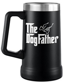 TAMUNBEE Dog Dad Gifts for Men - 24oz Beer Stein for Dog Father - Coffee Mugs for Pet Lovers - Best Dad 24oz Beer Stein for Birthday, Father's Day, Christmas Gifts