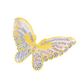 CENPEK 25pcs Colorful Butterfly Lace Trim Patches Polyester Lace Trim Fabric Embroidery Lace Applique for Sewing DIY for Craft Wedding Parties Ornament Decoration Accessories