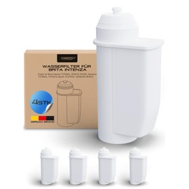 Comedes Water Filter for BRITA Intenza Replaces Bosch Siemens TZ70003, TZ70033, TCZ7003 & Brita Intenza 575491, Compatible with Siemens EQ Series and Bosch Vero Series (Pack of 4)
