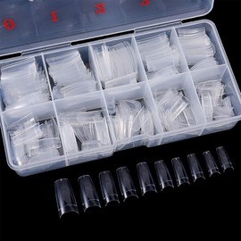 1000 piece false nails set, acrylic nail tips, fake nail tips with box, for women and girls
