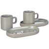 blomus 63725 Pilar Espresso Cups Stoneware Mirage Grey 6 x