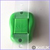 KnitUK Tally Counter - LCD (Finger-Held). Pack of 2. Green