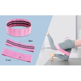 Saraoriginalshop Elastic Band Non Slip Muscle Strength Available in Three Sizes S M L (M)