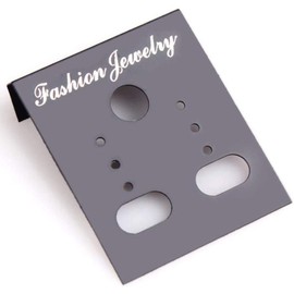 FRECI 1000 Pieces Earring Display Cards Earring Card Holder Jewelry Display Cards Kraft Paper Tags for DIY Ear Studs and Earrings - Black